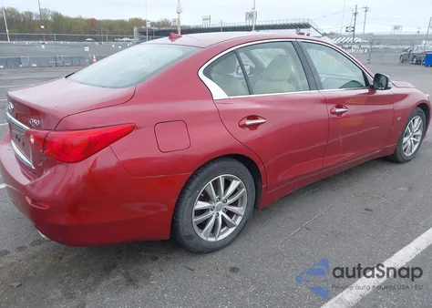 2014 Infiniti Q50 Premium from USA, damaged, VIN JN1BV7AR1EM701939